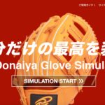 カスタムオーダーシステムが気になるグラブメーカーDonaiya【ドナイヤ】