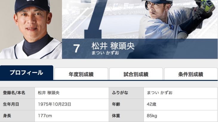 走攻守の三拍子揃った内野手として日本人初のメジャーリーガーとなった松井稼頭央も引退