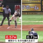 『自分の肩は強くない！』衝撃の事実が発覚した盗塁阻止率No.1捕手を支えるプロ野球で2人しか使っていないキャッチャーミットとは【甲斐拓也】