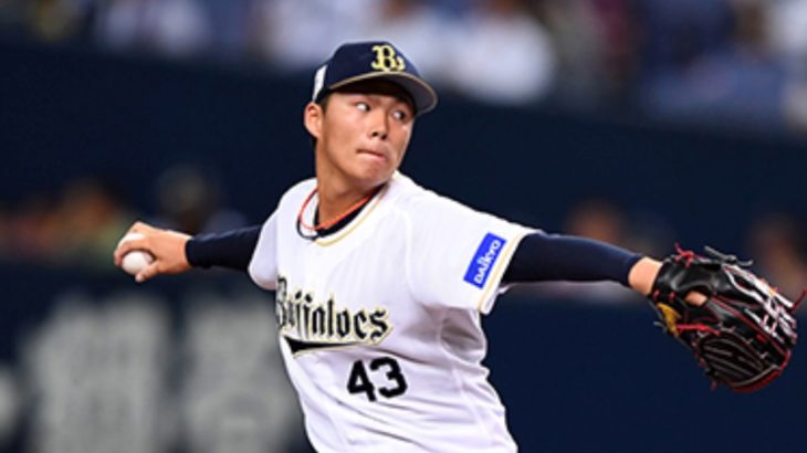 高卒3年目で最優秀防御率投手賞を受賞した山本由伸投手を支えるアルモニーアモデルのグラブ。