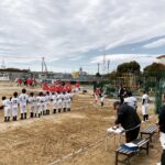 高浜軍Cチーム（4年生以下）が市内大会で初優勝！ミラクルプレイも起きたりで見てて楽しい。