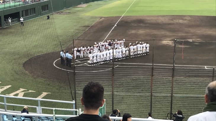 母校・刈谷高校野球部の壮行試合応援！ベンチ外の三年生にとっての最後の試合は気持ちのこもった好ゲームでした。