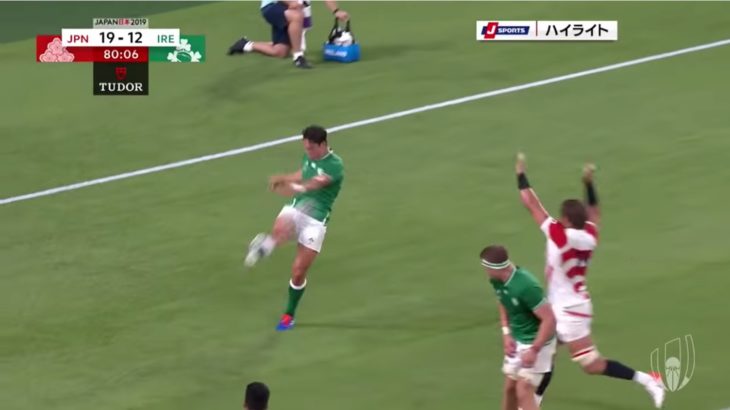 日本代表VSアイルランド代表、負けてる状態にも関わらずラストプレーがキックで終わった訳はボーナスポイント狙い！